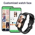 thumbnail image 3 of Willful Smart Watches for Women Compatible with iPhone Android Phones, Women's Pedometer Waterproof, Black, 3 of 4