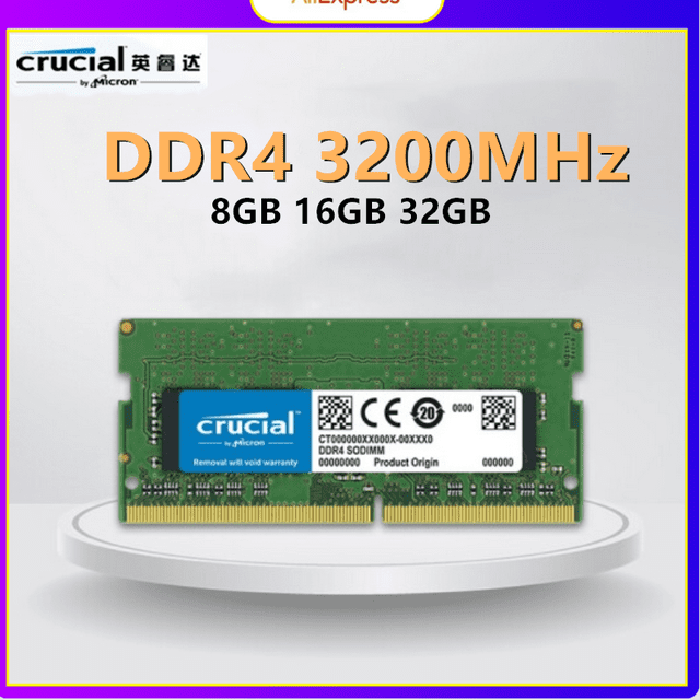 DDR4 Mémoire 8 Go 16 Go 32 Go 3200MHz SODIMM Commémoratif 1.2v CL22 Ordinateur Portable RAM 16 Go 3200MHz x1pcs