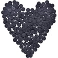 thumbnail image 1 of Accesorios de botón de plástico con hebilla negra, 1000 Uds., amuletos traseros para amuletos de zapatos planos y amuletos de pulsera, adornos de bricolaje de fábrica, 1 of 5