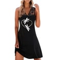 thumbnail image 1 of Vestidos de chaleco de encaje de playa estampados sin mangas casuales de moda de verano para mujer Fridja hj4080, 1 of 5