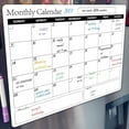 thumbnail image 1 of Tableau Blanc Réutilisable pour Réfrigérateur, Calendrier, Planificateur Mensuel, 1 of 8