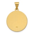 thumbnail image 3 of Diamond2Deal 14K Yellow Gold St. Rita Hollow Medal Pendant for Women (L- 1.04 in, W- 0.74 in), 3 of 4