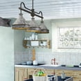 thumbnail image 4 of Golden Lighting Jasper 3-Light Metal Linear Pendant in Black, 4 of 6