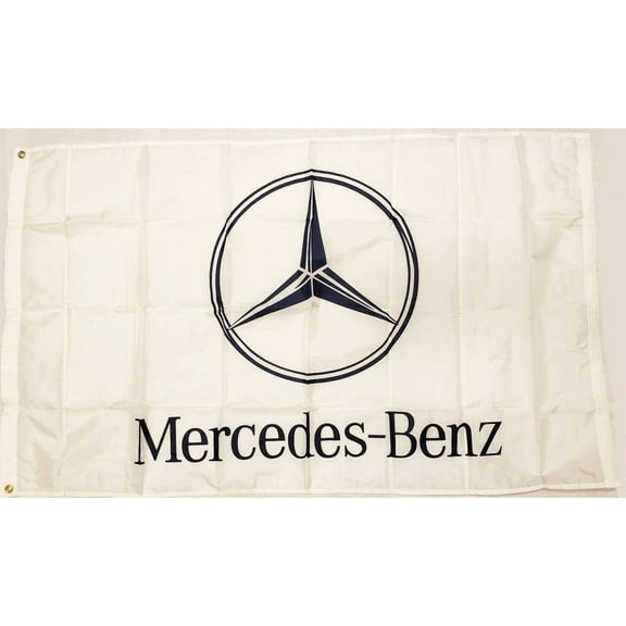 Mercedes Benz Racing Flag Banner 3' X 5' Garage Mancave Us Seller