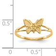 thumbnail image 2 of 14K Yellow Gold Children's Butterfly Ring, 2 of 2