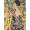 thumbnail image 1 of Puzzles for Adults 1000/500/300 Pieces Gustav Klimt Lady with Fan Thick Sturdy Cardboard Jigsaw Puzzle Interactive Family Game 26s, 1 of 1