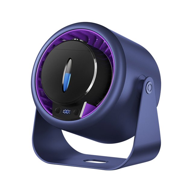 Pcksrro Petits Appareils Ménagers Offre! Ventilateur de Bureau à Pulvérisation USB Charge Affichage Numérique Ventilateur Circulant Humidification Portable Mini Refroidisseur d'Air