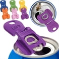 thumbnail image 2 of Abrelatas Manual de 24 Piezas, Protector de Latas de Plástico Colorido para Refrescos y Cerveza, A Prueba de Fugas, Herramienta para Abrir Latas de Refrescos y Cerveza., 2 of 5