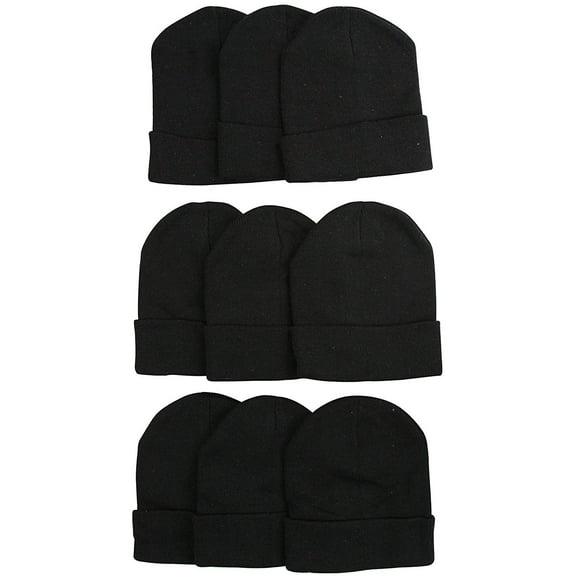 ToBeInStyle Men's Pack of 6 Soft Stretchy Beanies