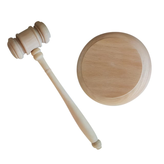 Herramientas de Madera, Martillo Y Bloque de Sonido, Regalos únicos Hechos a Mano, Recuerdos de Fiesta, Mazo de Subasta de Juguetes para Reuniones, Ju Establecer un Macarena Mazos de juez