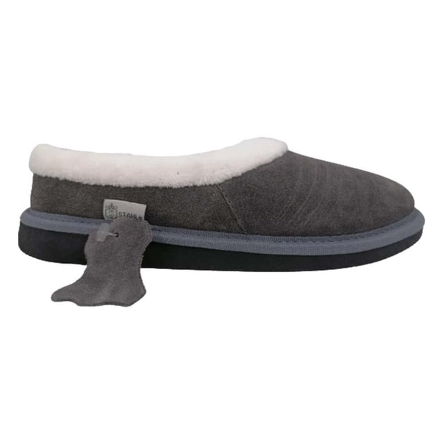 Pantufla Stahl Talla 23 Gris Gamuza Sueco