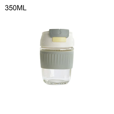 

BONYOUN Water Bottle Safe Leakproof High Borosilicate Glass Straw Drinking Cup for Gift Water Bottle