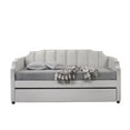 thumbnail image 3 of ACME Peridot Daybed & Trundle (Twin Size), Dove Gray Velvet (1Set/2Ctn) 39410, 3 of 3