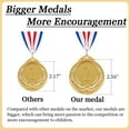 thumbnail image 6 of Gold Award Medals - LINKPEACE Gold Silver Bronze Medals with Neck Ribbon, Steel Metal for Party Favor Decorations and Sports Awards 1st 2nd 3rd Place(Diameter 2.56in), 6 of 8