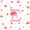 White Pink E, variant on meiyoeat Cute Cherry Letter E Zipper Twin Comforter Sets with Fitted Sheet and 2 Pillowcases for Girls, Bowknot Fruit Zipper Bedding Set for Kids, Pink, Pink Reversible, 4pcs