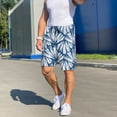 thumbnail image 7 of Kdxio Blue Shells Print Mens Sleep Shorts Bottoms Soft Comfy Pajama Wear Pants with Drawstring Pockets, 7 of 7