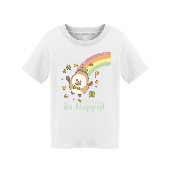 Be Happy! Almondog T-Shirt Toddler -Electural Designs,  5 Toddler