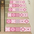 thumbnail image 3 of 10 PCS Papel Pintado Autoadhesivo para Azulejos Rosa Romántica 10 x 10 cm Estilo Mosaico Película Decorativa Impermeable para Azulejos de Pared de Baño y Cocina, 3 of 5