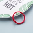 thumbnail image 5 of WORGEOUS 100pcs Metal Loose Leaf Binder Rings Multi-purpose Snap Ring Loose Paper Notebook Rings Keychain Rings, 5 of 8