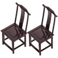 thumbnail image 1 of 2 Pcs Modèles de Chaises Maison de Poupée Miniature Chaise Miniature Vintage Meubles Décor, 1 of 8