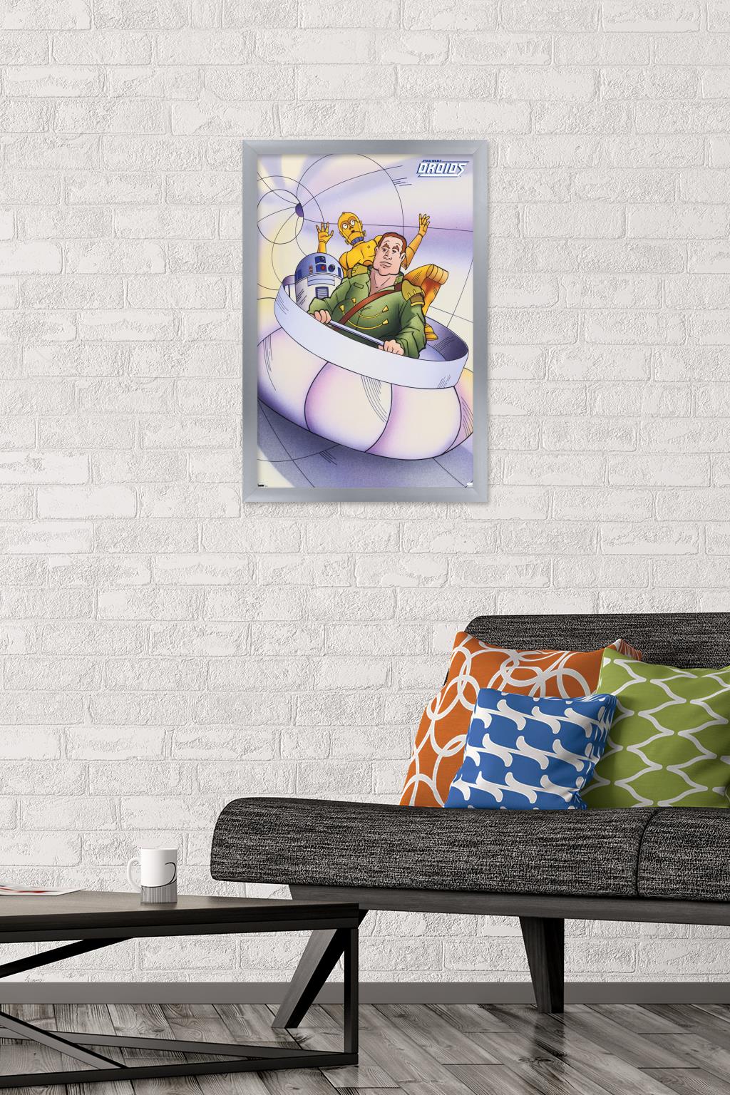 Star Wars: Droids - Tube Wall Poster, 14.725" x 22.375", Framed