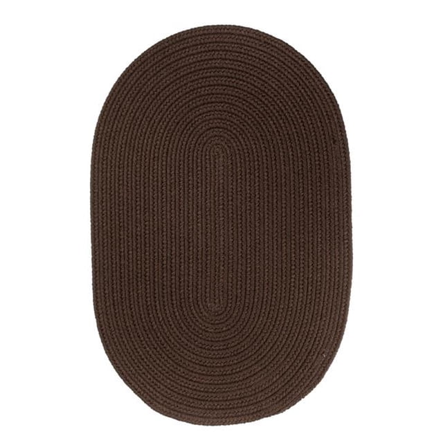 Rhody S011R084X108 Tapis Solide 7x9 Tapis Brun