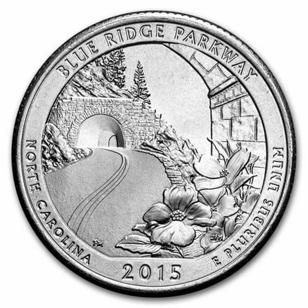 2015-D ATB Quarter Blue Ridge Parkway BU