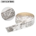 thumbnail image 1 of 10Meters/Roll 3D Pattern Sticker Wall Trim Line Skirting Border Decor Self Adhesive Household Waterproof Baseboard Wall Stickers, 1 of 5