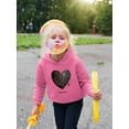 thumbnail image 2 of Heart With Cobweb Hoodie Toddler -Image by Shutterstock,  2 Toddler, 2 of 4