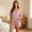 *Pink, variant on Women's Modal Polka Dot Print V Neck Short Sleeve Flounce Hem Top and Elastic Waist Shorts Pajama Set ,Loose Fit Summer Loungewear White,Women's Plus XXL