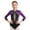 Purple, variant on Sywiyi Leotards Gymnastics for Girls Sequins Bodysuit Dancewear Costume One Piece Long Sleeve Romper Unitard Purple 6