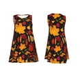 thumbnail image 7 of Yiaed Autumn Maple Leaves A Print Women's Sleeveless Dress, Loose Fit Summer Dress, Casual Sleeveless Dress for Women, 7 of 7