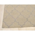 thumbnail image 4 of Hand-Tufted Wool Beige Traditional Trellis Moroccan Rug, Made in India, 4 of 5