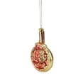 thumbnail image 2 of Northlight 5" Deep Dish Pepperoni Pizza Glass Christmas Ornament - Gold, 2 of 3