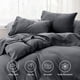thumbnail image 3 of Juego de sábanas Bedsure, tamaño completo, 4 piezas, poliéster, gris oscuro, 3 of 7