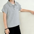 thumbnail image 5 of Shadoumai Boys Polo Shirts Size 14-16 Button Down Shirt Gradient Shirt Short Sleeve Pocket Shirts Basic Trendy Tops Boys' Tops, Tees & Shirts, 5 of 5