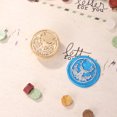 thumbnail image 4 of Cuadros Decorativos Sello de cera de lacre de Navidad de dibujos animados Vintage de latón arte de colección de recortes de cabeza redonda Ehuebsd Nuevos Originales, 4 of 9