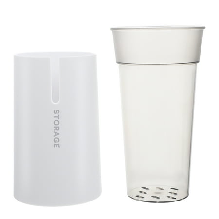 

Chopsticks Household Canister Kitchen Fork Container Accessory Holder Stainless Plastic Organizer