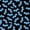 Black Light Blue, variant on Erosebridal Vintage Damask Twin Fitted Sheet, Gothic Pattern Bedding, Pink Black, 2 Pieces, 1 Fitted Sheet and 1 Pillowcase