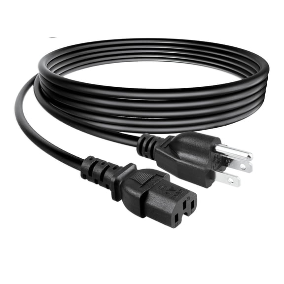 RiteAV - Heavy Duty Power Cord - 4 Feet - Black | NEMA 5-15P to IEC 60320 C15, 14AWG, 15A, SJT, 125V