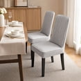 thumbnail image 7 of Thick Quilted Dining Chair Slipcovers with Padded Seat and Back, Non-Slip Full Wrap Chair Covers for Dining Room Kitchen Chairs, 7 of 7