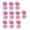 Pink, variant on Reusable Cosmetic Refillable Container With Rose Design Compact Size For Lipstick Eyeshadow Easy Portability 10Pcs