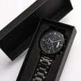 thumbnail image 6 of To Son Gift From Mom, Be Fearless Have Courage Love Yourself Inspirational Engraved Black Chronograph Watch, 6 of 8