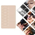 thumbnail image 2 of Práctica de cejas Piel Cejas Labios Línea de ojos Suministros de maquillaje de ambos lados Silicona para A Zulema  Hoja de práctica de cejas, 2 of 8