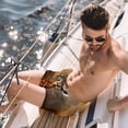 thumbnail image 2 of luoweisi Men's Beach Shorts Quick Dry Swim Trunks with Mesh Lining Giraffe 2XL, 2 of 5