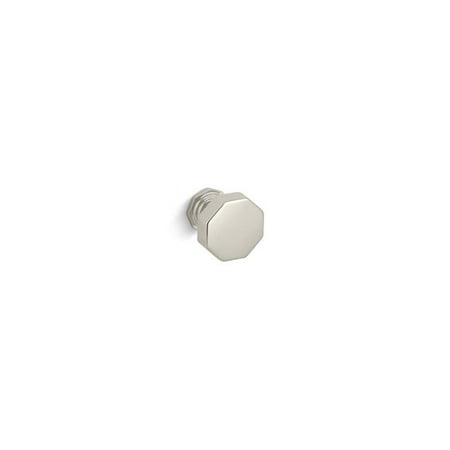 Kohler 13126-SN 1.25 in. Pinstripe Cabinet Knob - Vibrant Polished Nickel