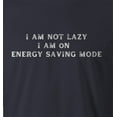 thumbnail image 2 of 9 Crowns Unisex Men's Women's Graphic tee Funny  Not Lazy T-shirt (NotLazy-Navy, Large), 2 of 3