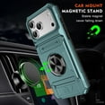 thumbnail image 6 of MYKOMI Compatible with iPhone 17 Pro Max Case Wallet with Card Holder (2 Cards) Ring Stand Military Grade Protection Shockproof Phone Case for iPhone 17 Pro Max 6.9 inch, 6 of 7