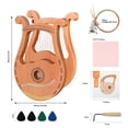thumbnail image 2 of Arpa tipo lira HOMIER, 16 cuerdas, madera de caoba, con accesorios, 2 of 6