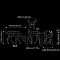 thumbnail image 3 of WINDLAND Light Up Reindeers Outdoor Christmas Decorations Battery Powered for Garden Yard, 3 of 16